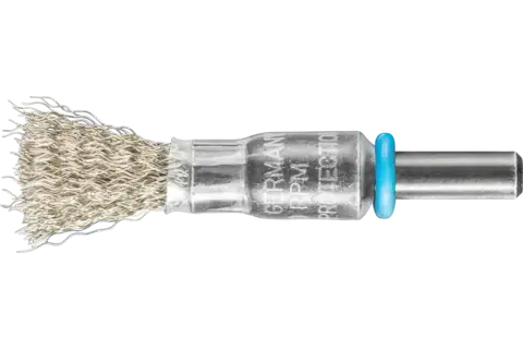 End brush crimped PBU dia. 10 mm shank dia. 6 mm stainless steel wire dia. 0.20 1