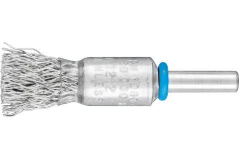 End brush crimped PBU dia. 13 mm shank dia. 6 mm stainless steel wire dia. 0.35 1