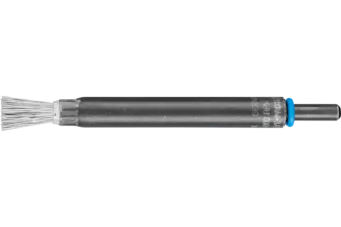 Spazzola a pennello lunga con filo non ritorto PBUL Ø 10 mm, gambo Ø 6 mm, filo d’acciaio inossidabile Ø 0,30 1