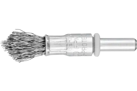 pointed end brush crimped PBUS dia. 10 mm shank dia. 6 mm steel wire dia. 0.30 1