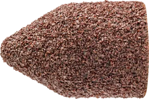 POLICAP abrasive cap PC tapered conical shape with radius end aluminium oxide dia. 16x26 mm A60 for general use