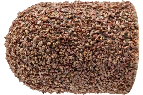 POLICAP abrasive cap PC cylindrical shape with radius end aluminium oxide dia. 10x15 mm A60 for general use