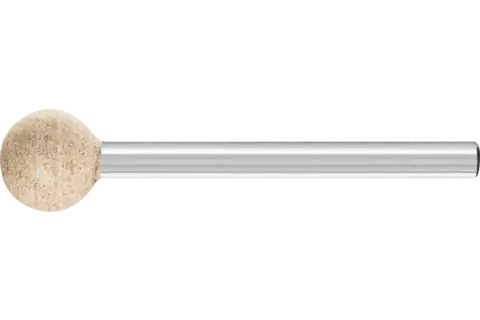 Mola abrasiva Poliflex, forma a sfera Ø 8 mm, gambo Ø 3 mm, legante LR A120 1