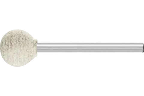 Ściernica trzpieniowa Poliflex kształt kulisty Ø 10 mm trzpień Ø 3 mm spoiwo TX A120 1