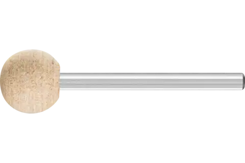 Ściernica trzpieniowa Poliflex kształt kulisty Ø 10 mm trzpień Ø 3 mm spoiwo LR A120 1