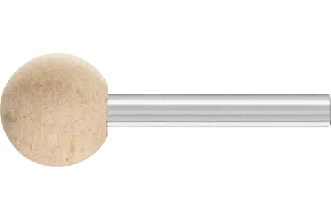 Ściernica trzpieniowa Poliflex kształt kulisty Ø 20 mm trzpień Ø 6 mm spoiwo LR A120 1