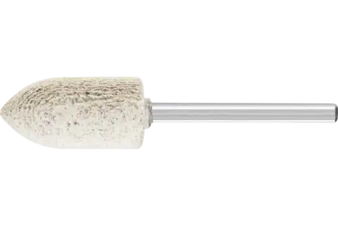Mola abrasiva Poliflex, forma a cono appuntito Ø 10x20 mm, gambo Ø 3 mm, legante TX A80 1