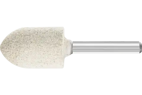 Ściernica trzpieniowa Poliflex kształt ostrostożkowy Ø 20 × 32 mm trzpień Ø 6 mm spoiwo TX A80 1