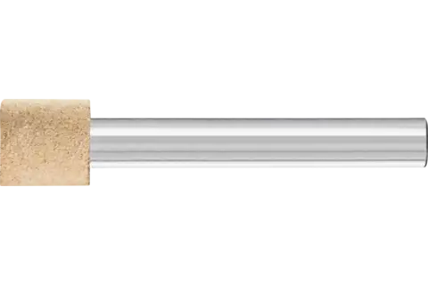 Ściernica trzpieniowa Poliflex kształt walcowy Ø 10 × 10 mm trzpień Ø 6 mm spoiwo LR A120 1