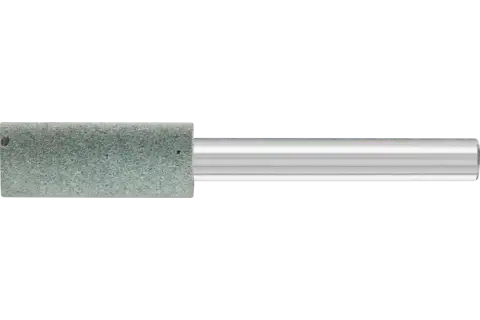 Ściernica trzpieniowa Poliflex kształt walcowy Ø 10 × 25 mm trzpień Ø 6 mm spoiwo PUR średnio twarda SIC150 1