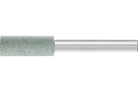 Mola abrasiva Poliflex, forma cilindrica Ø 10x25 mm, gambo Ø 6 mm, legante PUR tenero SIC150 1