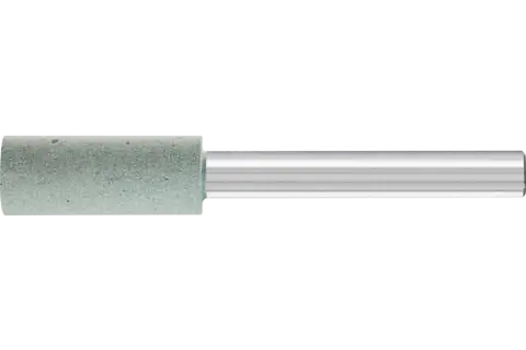 Mola abrasiva Poliflex, forma cilindrica Ø 10x25 mm, gambo Ø 6 mm, legante PUR medio-duro SIC220 1