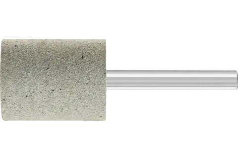 Meule sur tige Poliflex, forme cylindrique, Ø 25x30 mm, tige Ø 6 mm, liant PUR tendre SIC80 1