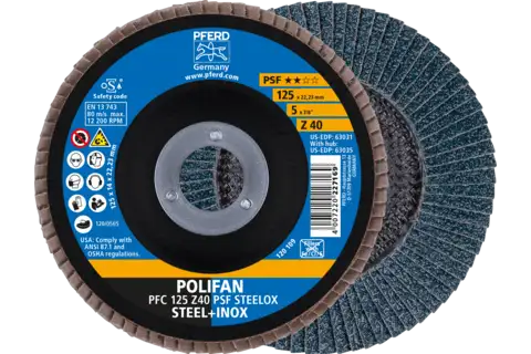 POLIFAN flap discs zirconia alumina Z PSF STEELOX ★★☆☆ 1