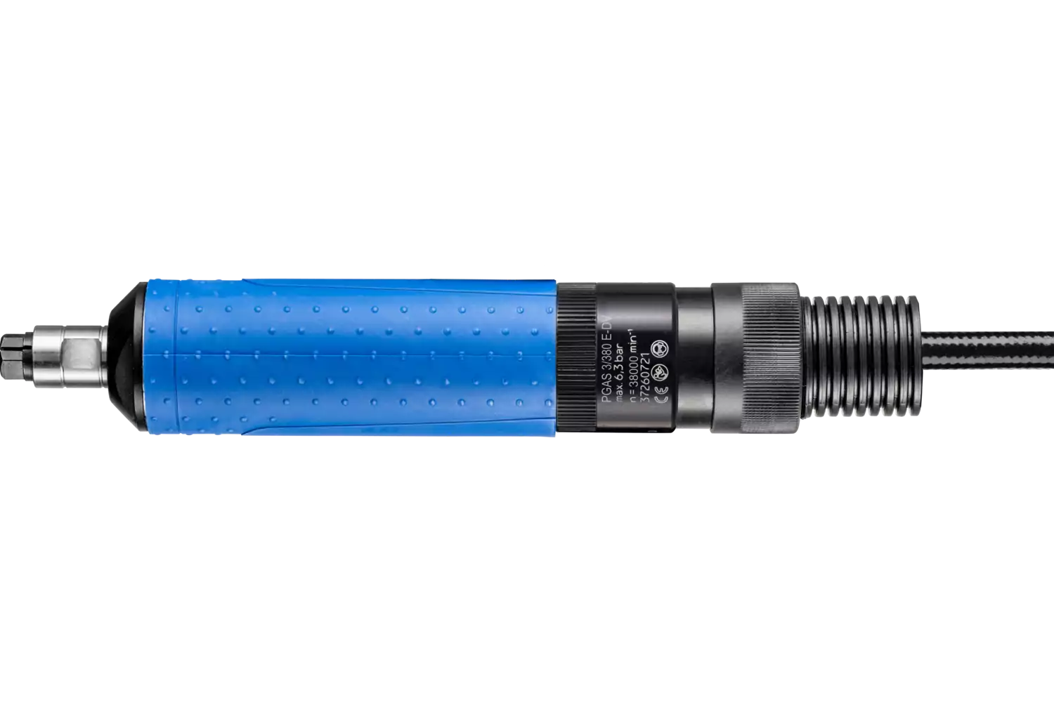 Air-powered straight grinder PGAS 3/380 E-DV 38,000 RPM/290 watts 1