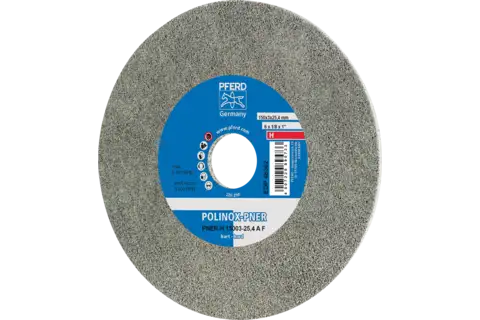 POLINOX pressed non-woven wheel PNER dia. 150x3 mm centre hole dia. 25.4 mm hard A fine for finishing 1
