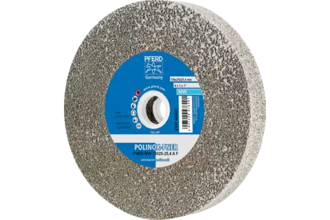Disco de vellón prensado POLINOX PNER Ø 150x25 mm agujero Ø 25,4 mm semiblando A fino para acabado 1