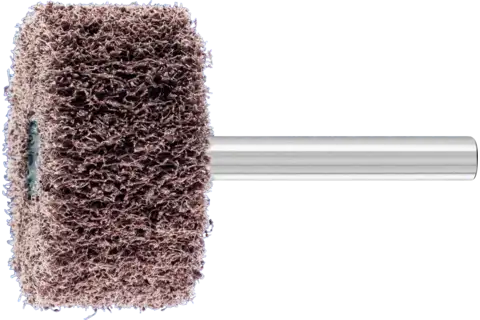 Włókninowa ściernica trzpieniowa POLINOX PNL Ø 40 × 20 mm trzpień Ø 6 mm A100 do szlifu dokładnego i wykańczania 1