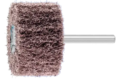 Włókninowa ściernica trzpieniowa POLINOX PNL Ø 50 × 30 mm trzpień Ø 6 mm A100 do szlifu dokładnego i wykańczania 1