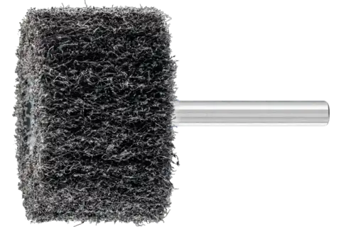 Włókninowa ściernica trzpieniowa POLINOX PNL Ø 50 × 30 mm trzpień Ø 6 mm SIC100 do szlifu dokładnego i wykańczania 1