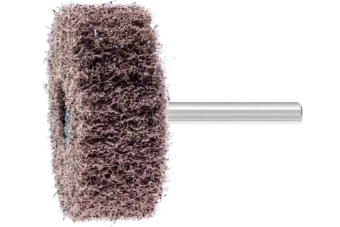 Włókninowa ściernica trzpieniowa POLINOX PNL Ø 60 × 25 mm trzpień Ø 6 mm A100 do szlifu dokładnego i wykańczania 1