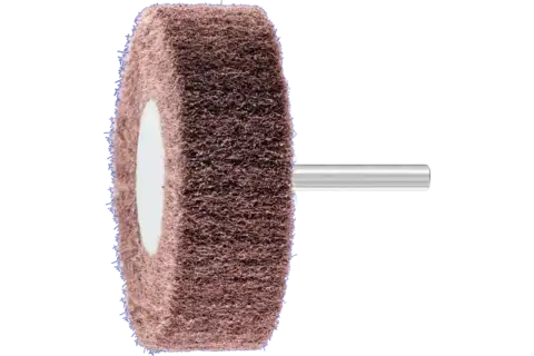 Włókninowa ściernica trzpieniowa POLINOX PNL Ø 80 × 25 mm trzpień Ø 6 mm A280 do szlifu dokładnego i wykańczania 1