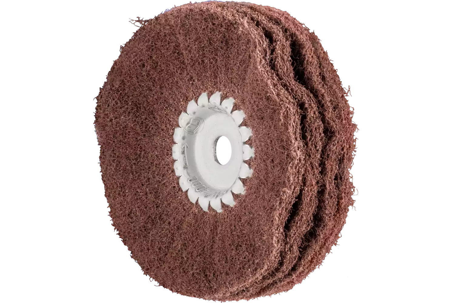 POLINOX non-woven unmounted grinding wheel PNR dia. 100x35 mm centre hole dia. 10 A280 for fine grinding and finishing 1