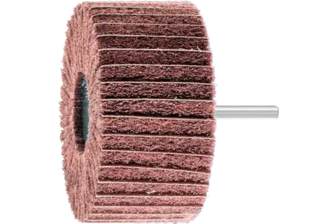Włókninowa ściernica trzpieniowa POLINOX PNZ Ø 100 × 50 mm trzpień Ø 6 mm A180 do szlifu dokładnego i wykańczania 1