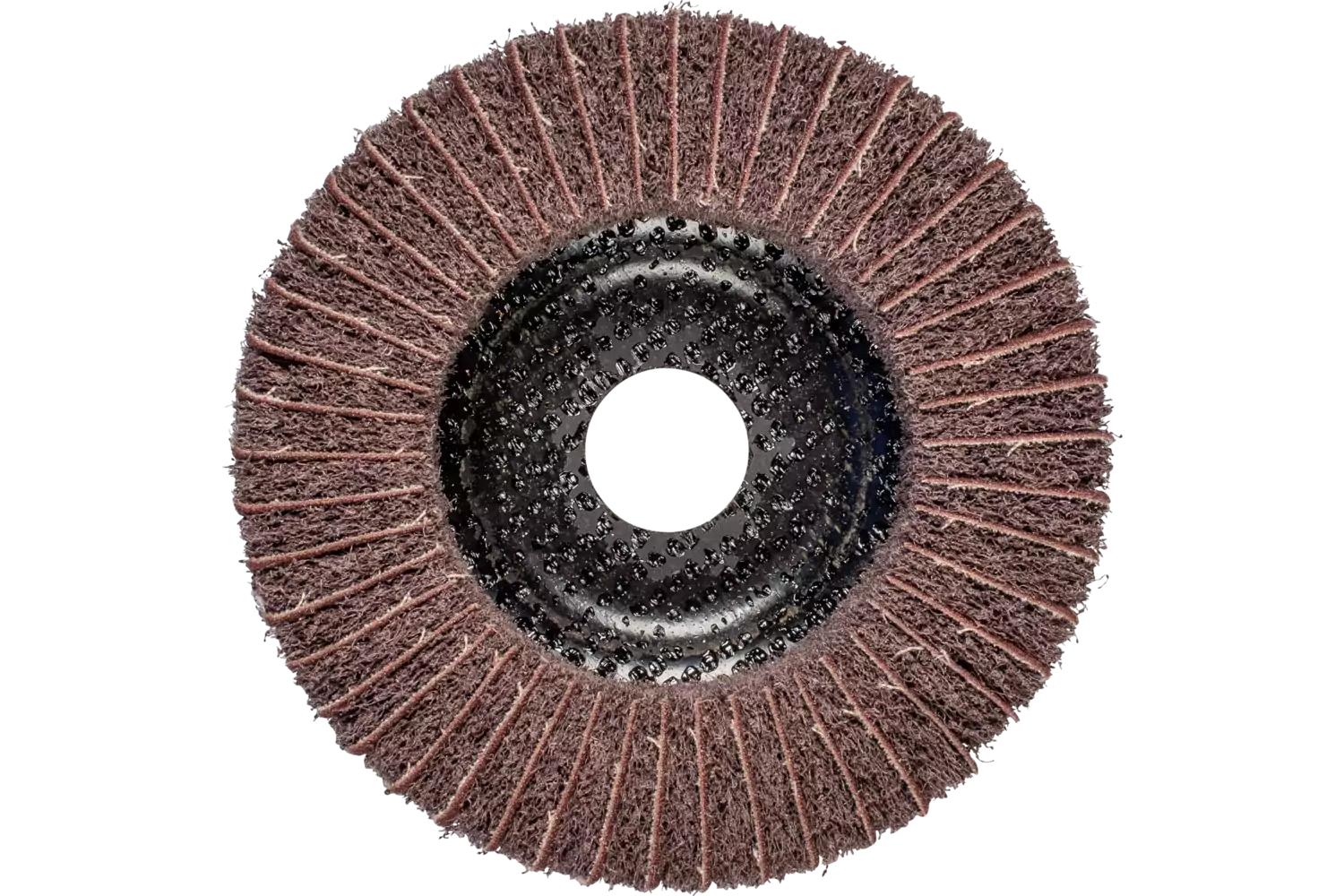 Disque abrasif en non-tissé POLINOX PNZ Ø 115 mm, alésage Ø 22,23 mm, A100 pour ponçage fin et finition 2
