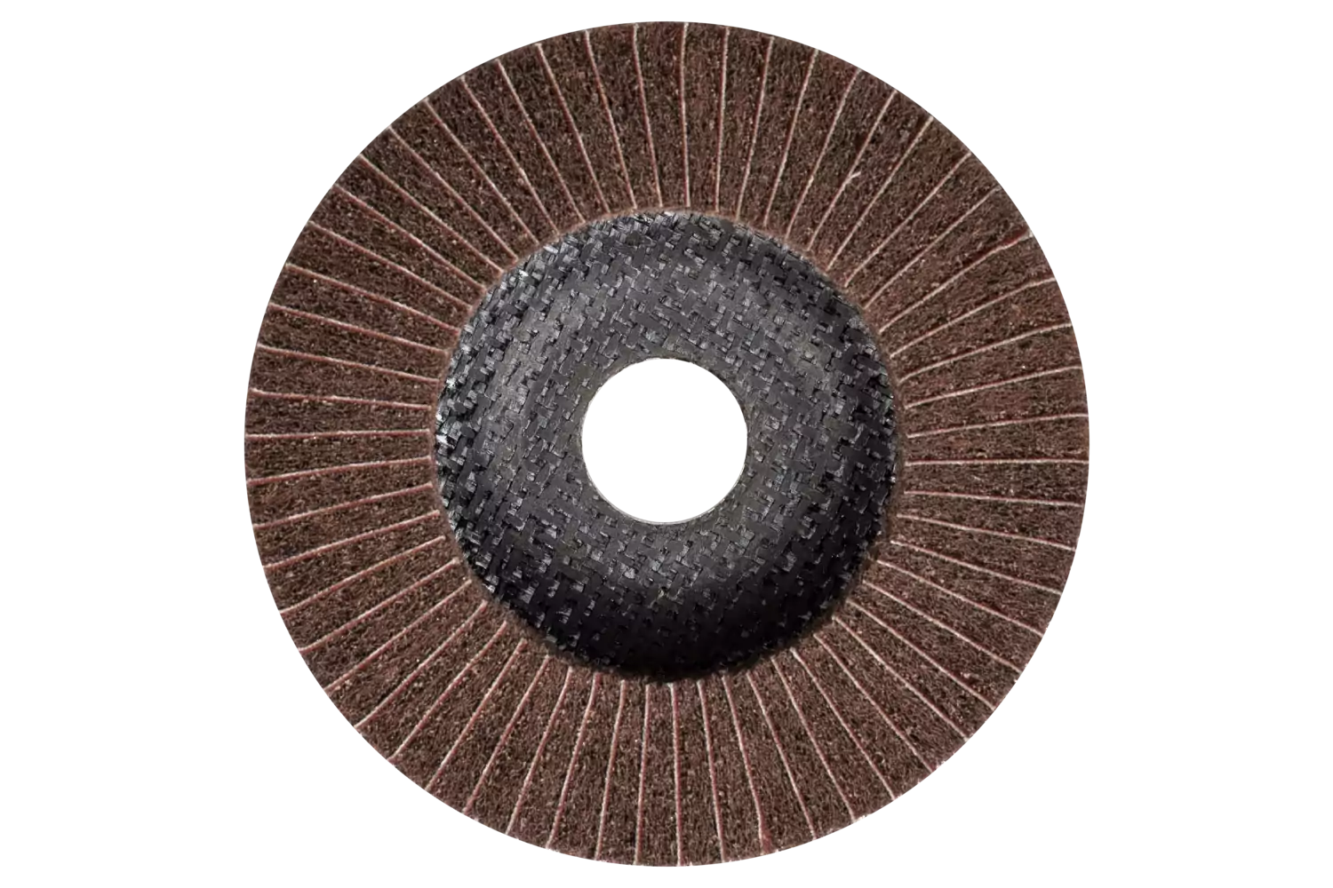 Disque abrasif en non-tissé POLINOX PNZ Ø 115 mm, alésage Ø 22,23 mm, A180 pour ponçage fin et finition 2