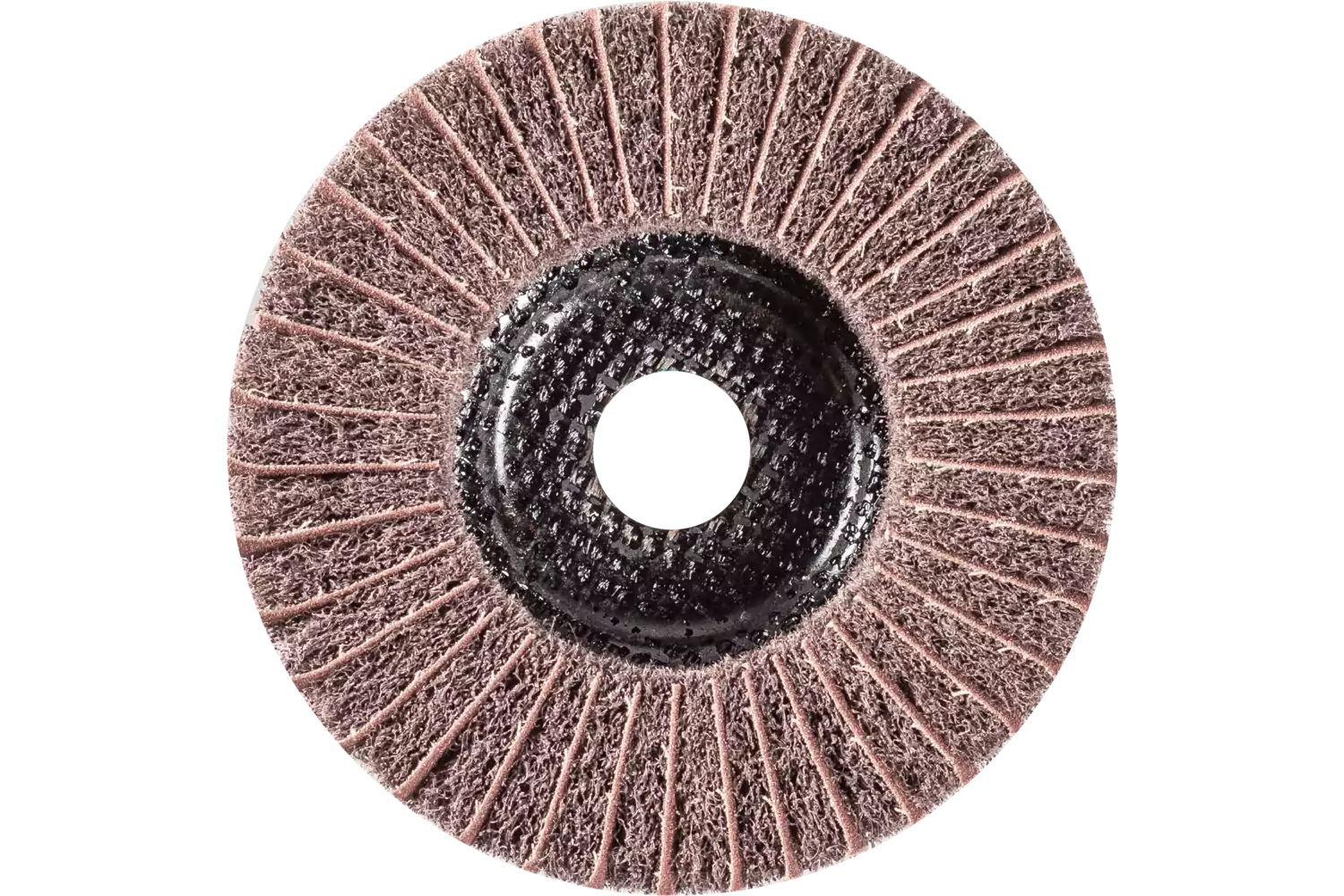 Disque abrasif en non-tissé POLINOX PNZ Ø 125 mm, alésage Ø 22,23 mm, A100 pour ponçage fin et finition 2
