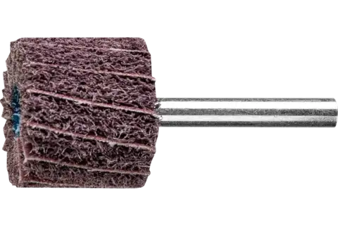 Włókninowa ściernica trzpieniowa POLINOX PNZ Ø 30 × 25 mm trzpień Ø 6 mm A100 do szlifu dokładnego i wykańczania 1