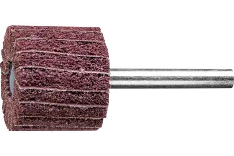 Włókninowa ściernica trzpieniowa POLINOX PNZ Ø 30 × 25 mm trzpień Ø 6 mm A180 do szlifu dokładnego i wykańczania 1