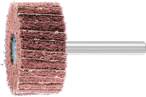 Włókninowa ściernica trzpieniowa POLINOX PNZ Ø 40 × 20 mm trzpień Ø 6 mm A180 do szlifu dokładnego i wykańczania 1