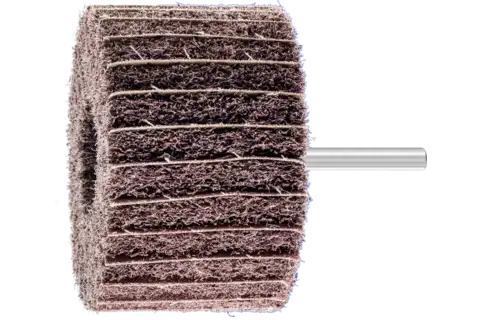 Włókninowa ściernica trzpieniowa POLINOX PNZ Ø 80 × 50 mm trzpień Ø 6 mm A100 do szlifu dokładnego i wykańczania 1