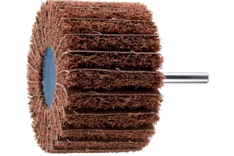 Włókninowa ściernica trzpieniowa POLINOX PNZ Ø 80 × 50 mm trzpień Ø 6 mm A80 do szlifu dokładnego i wykańczania 1
