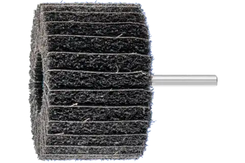 Włókninowa ściernica trzpieniowa POLINOX PNZ Ø 80 × 50 mm trzpień Ø 6 mm SIC100 do szlifu dokładnego i wykańczania 1