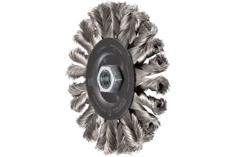 POS COMBITWIST wheel brush knotted RBG HD dia. 125x12 mm M14 stainless steel wire dia. 0.35 mm angle grinders 1