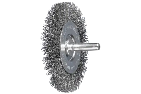 POS wheel brush crimped RBU dia. 50x15 mm shank dia. 6.35 mm steel wire dia. 0.30 universal 1