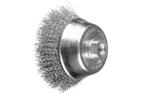 cup brush crimped TBU dia. 100mm M14 stainless steel wire dia. 0.30 angle grinders (1) 1