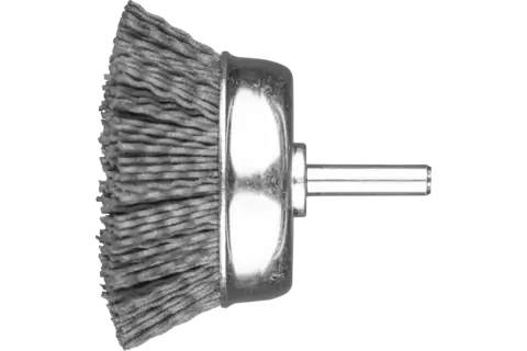 M-BRAD® Cup Brush PSF 3" Dia. .040/120 Grit Silicon Carbide 1/4" Shank 1