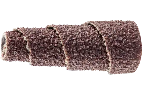 Rotoli abrasivi conici POLIROLL PRK 10x25 mm, foro Ø 3 mm, corindone A80 1