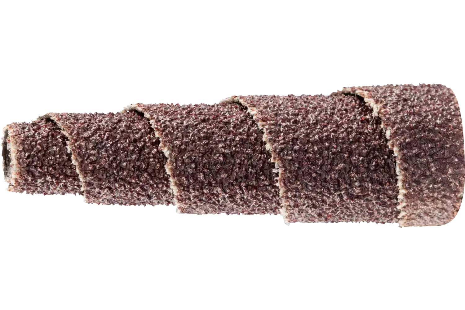 Rotoli abrasivi conici POLIROLL PRK 12x35 mm, foro Ø 3 mm, corindone A80 1