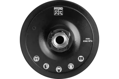 POLIVLIES kendinden yapışkanlı disk tutucu PVKRH çap 115 mm vida dişi M14 merkezleme pimli çap 22 mm 1