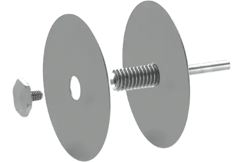 Porte-outil pour rondelles POLINOX PVR avec, alésage Ø 13 mm, plage de serrage 1-25 mm, Ø tige 6 mm 1