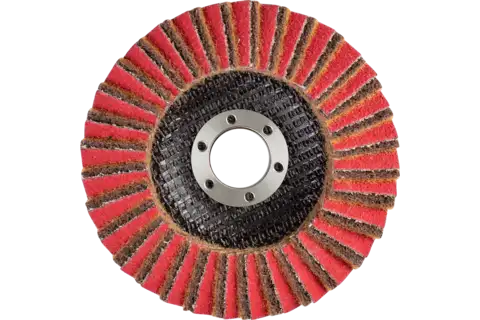 POLIVLIES flap disc PVZ ceramic dia. 115 mm hole 22.23 mm CO-COOL60/A100 G for fine grinding 2