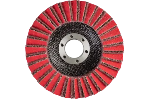 POLIVLIES flap disc PVZ ceramic dia. 115 mm hole 22.23 mm CO-COOL80/A180M for fine grinding 2