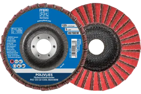 POLIVLIES® flap discs, Ceramic oxide CO-COOL