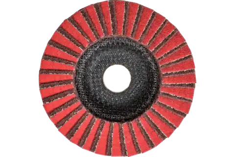 Disco de láminas POLIVLIES PVZ cerámica Ø 125 mm agujero 22,23 mm CO-COOL80/A180M para lijado fino 2
