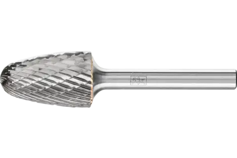 Hardmetalen hoogrendementsstiftfrees TOUGH ronde boogvorm RBF Ø 16x25 mm stift-Ø 6 mm slagvast 1